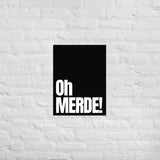 poster humour - affiche typographique - tableau design - deco murale moderne - poster noir et blanc - art mural carcassonne - affiche originale - poster drôle - tableau contemporain - deco occitanie - poster minimaliste - tableau citation - affiche humoristique - deco bureau - art graphique moderne - poster urbain - deco france - tableau typographique - affiche moderne - poster interieur